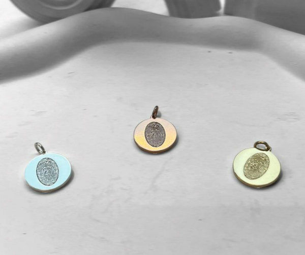 Dacian - Fingerprint Round Pendant