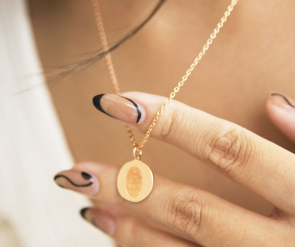 Dacian - Fingerprint Round Pendant