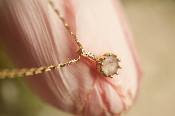 AGNESA - PRINCESS CUT PENDANT