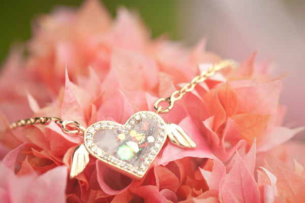 AMELIA - WINGED HEART PENDANT