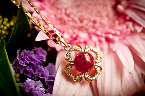 AUDETTE - FLOWER PEARL PENDANT