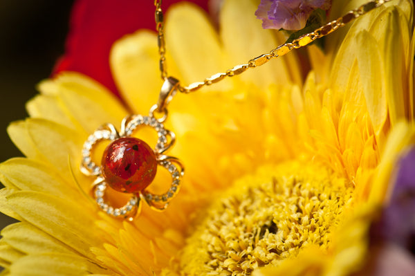 AUDETTE - FLOWER PEARL PENDANT