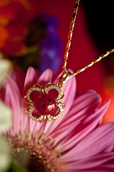 AUDETTE - FLOWER PEARL PENDANT