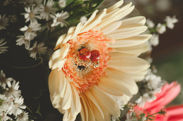 AUDETTE - FLOWER PEARL EARRING