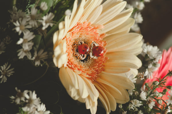 AUDETTE - FLOWER PEARL EARRING