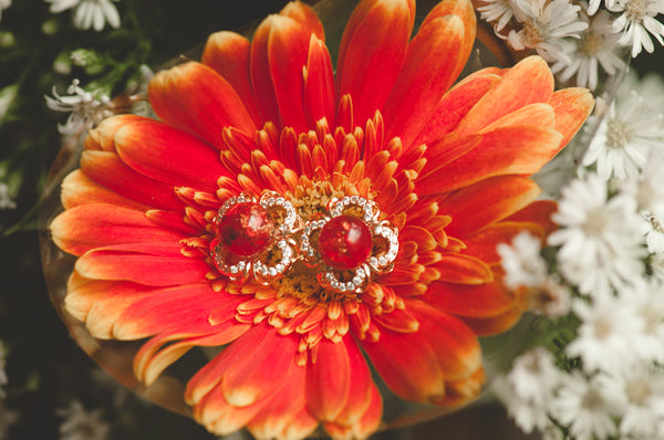 AUDETTE - FLOWER PEARL EARRING