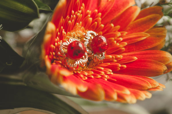 AUDETTE - FLOWER PEARL EARRING