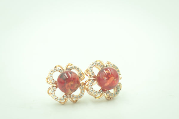 AUDETTE - FLOWER PEARL EARRING