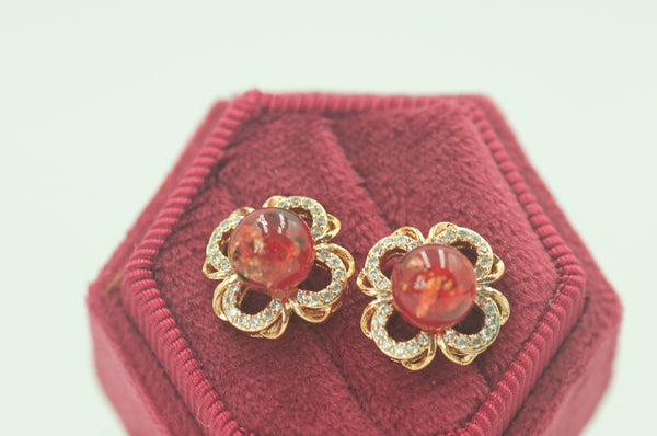 AUDETTE - FLOWER PEARL EARRING