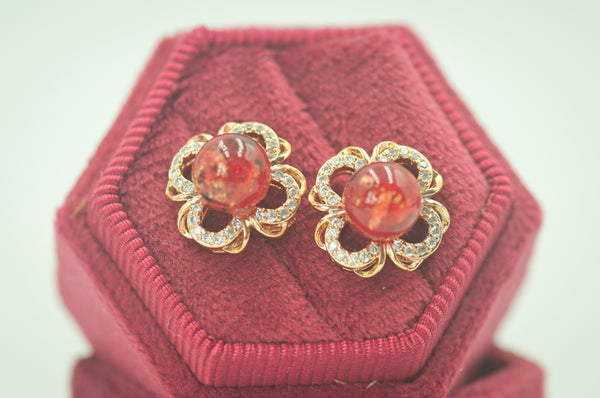 AUDETTE - FLOWER PEARL EARRING