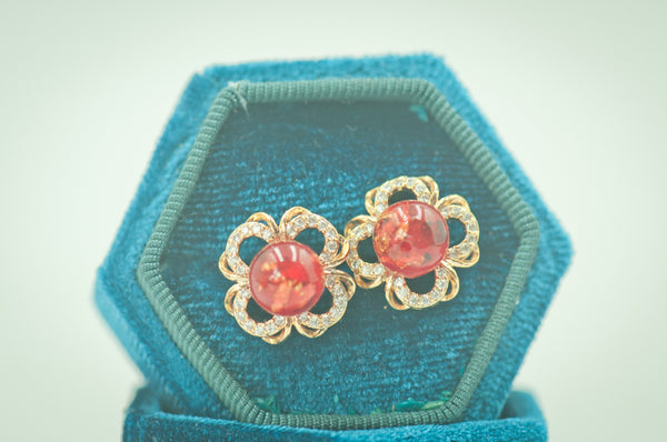 AUDETTE - FLOWER PEARL EARRING