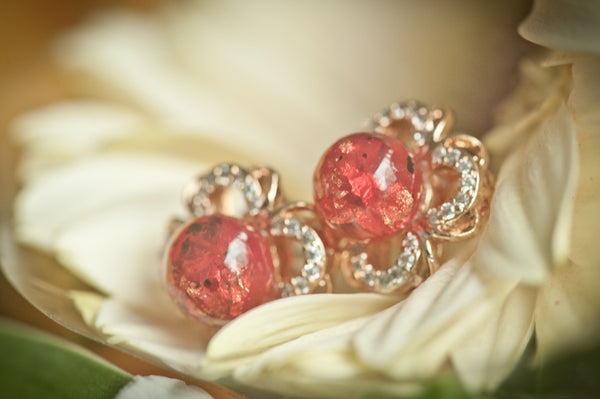 AUDETTE - FLOWER PEARL EARRING