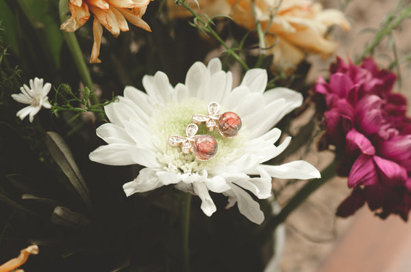 BEATA - BUTTERFLY PEARL EARRINGS
