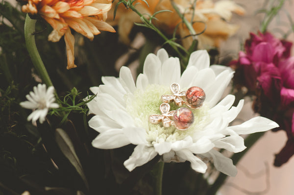 BEATA - BUTTERFLY PEARL EARRINGS