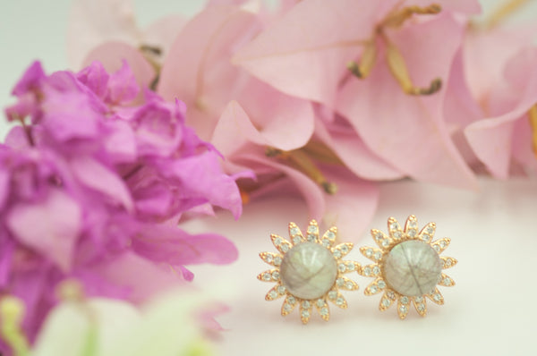 BIGHANI - PEARL EARRING