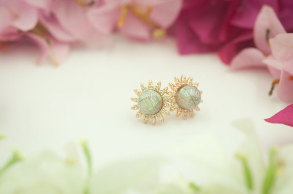 BIGHANI - PEARL EARRING