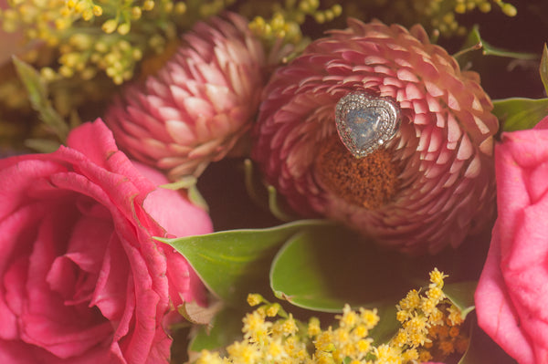 BETHANY - DOUBLE SIDED HEART CHARM