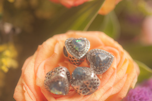 BETHANY - DOUBLE SIDED HEART CHARM