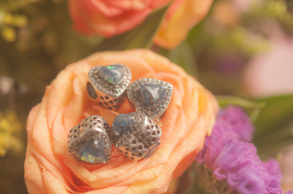 BETHANY - DOUBLE SIDED HEART CHARM