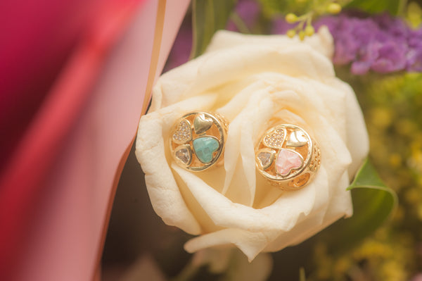 ABE - DOUBLE SIDED CLOVER CHARM