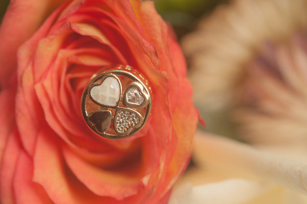 ABE - DOUBLE SIDED CLOVER CHARM