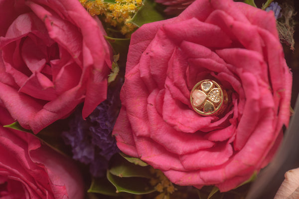 ABE - DOUBLE SIDED CLOVER CHARM