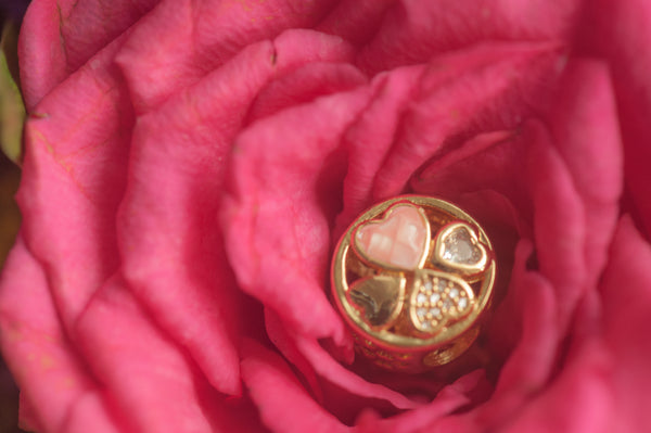 ABE - DOUBLE SIDED CLOVER CHARM