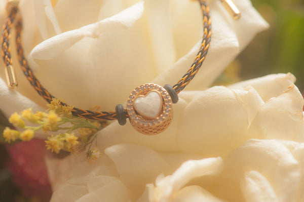 CLARISSE - DOUBLE SIDED HEART CHARM