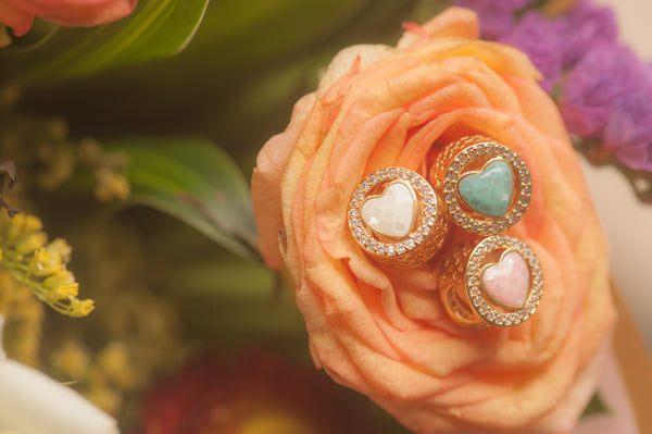 CLARISSE - DOUBLE SIDED HEART CHARM