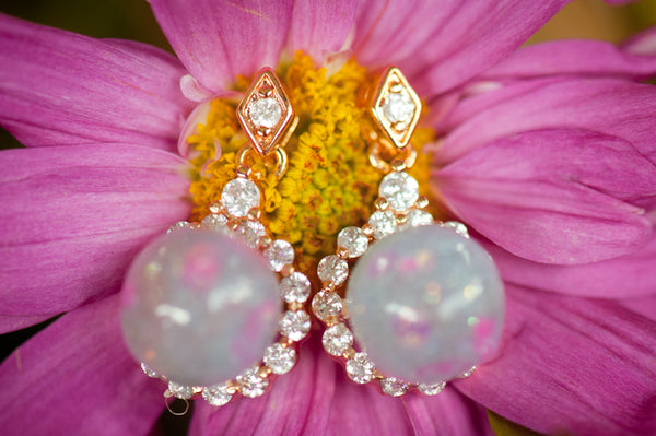 DEMETRIA - DANGLING CORONATION EARRING