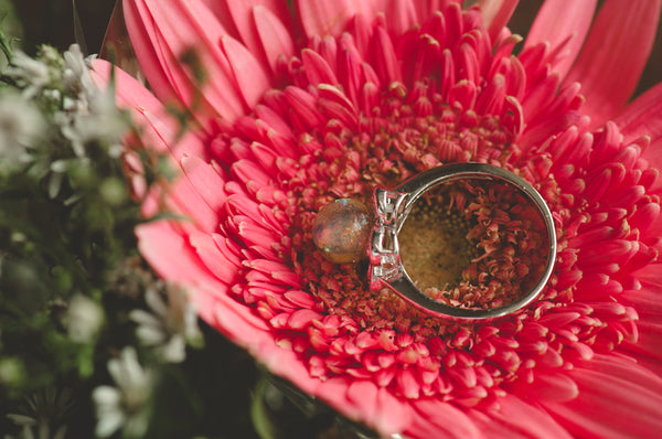 DENISA - FLOWER PEARL RING