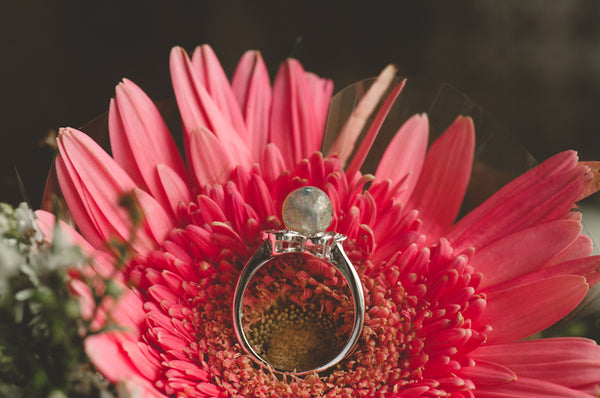 DENISA - FLOWER PEARL RING