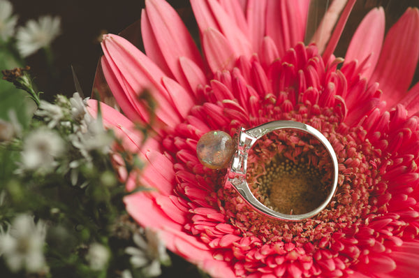 DENISA - FLOWER PEARL RING
