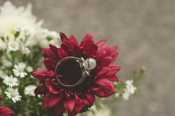 DENISA - FLOWER PEARL RING
