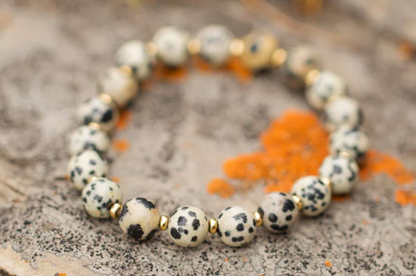 ELARA - DALMATIAN JASPER BRACELET