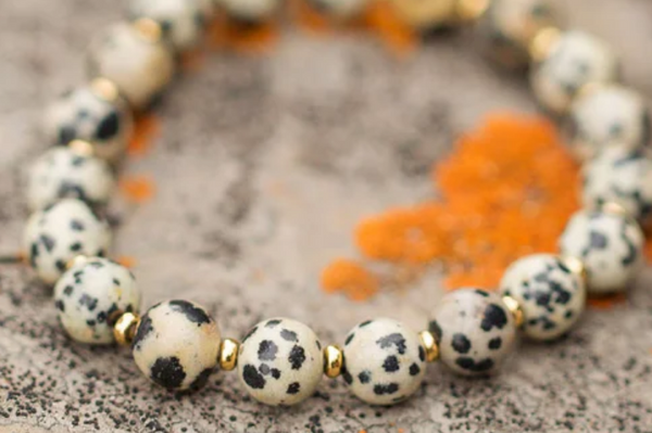 ELARA - DALMATIAN JASPER BRACELET