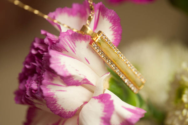 GIZELA - RECTANGLE DROP PENDANT