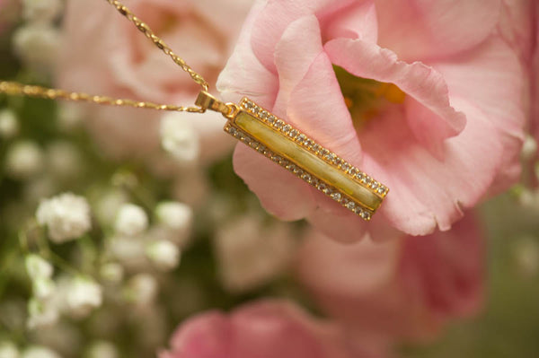 GIZELA - RECTANGLE DROP PENDANT