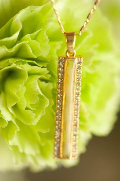 GIZELA - RECTANGLE DROP PENDANT