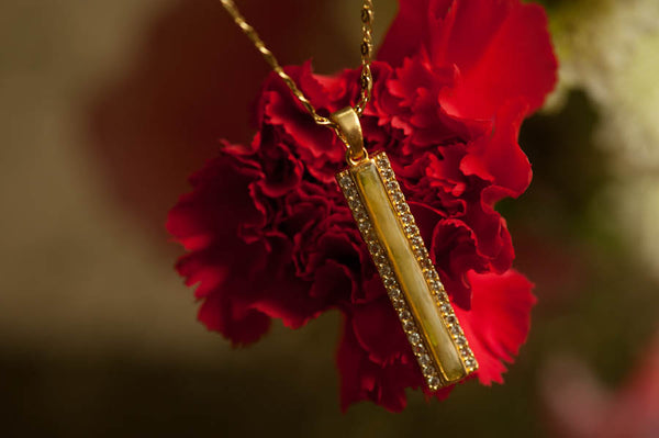 GIZELA - RECTANGLE DROP PENDANT