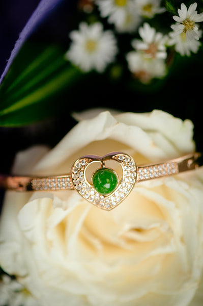 HAO - PEARL HEART BANGLE