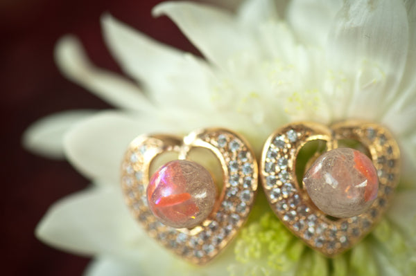 HAO - PEARL HEART EARRINGS