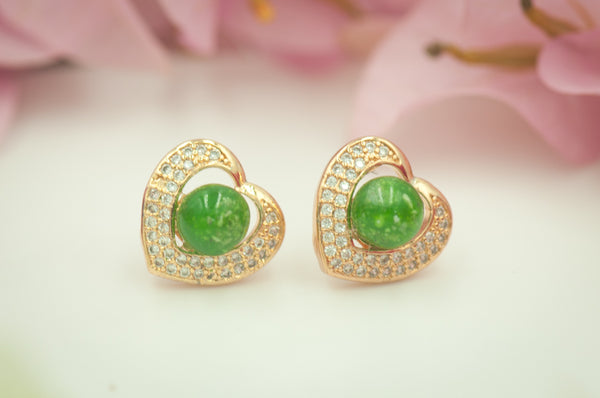 HAO - PEARL HEART EARRINGS