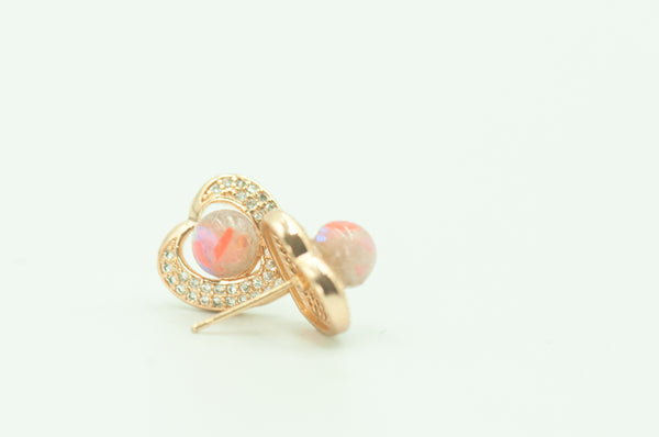 HAO - PEARL HEART EARRINGS