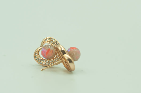 HAO - PEARL HEART EARRINGS