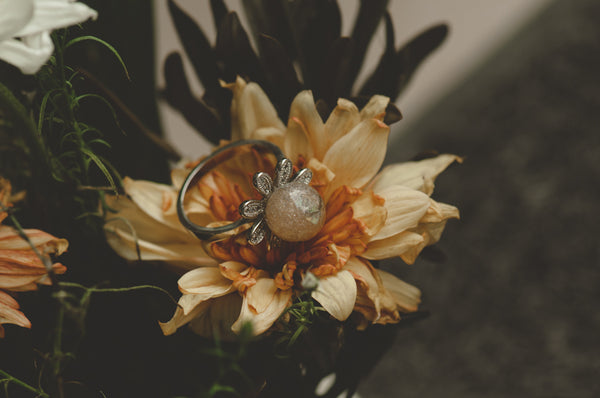 LYDIA - FLOWER PEARL RING