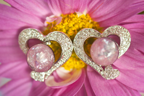 SALUD - HEART PEARL EARRINGS