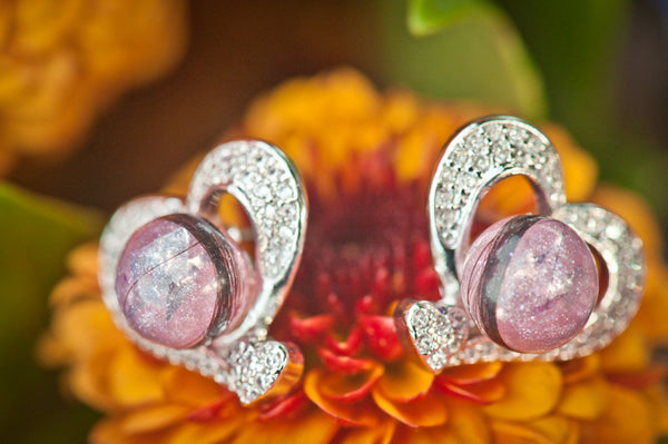 SALUD - HEART PEARL EARRINGS