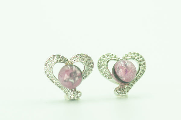 SALUD - HEART PEARL EARRINGS