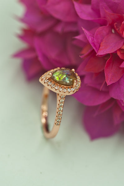 SOLEIL - TEAR DROP RING